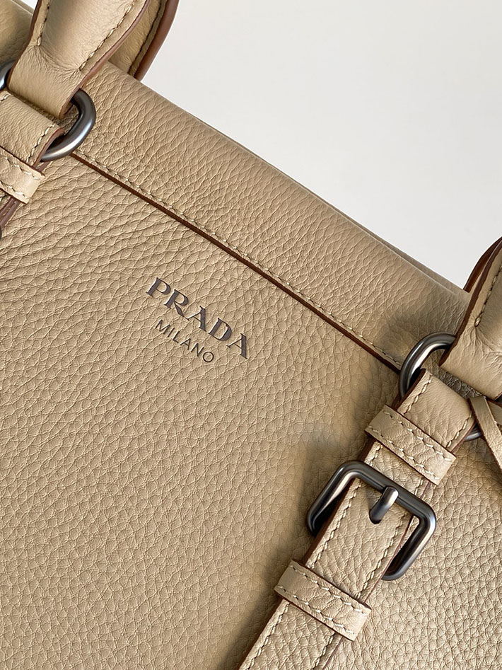 プラダ バッグ レディース PRADA ロゴ ラージ レザー トートバッグ サンドベージュ 1BG604_2HIK_F0036_V_OOO プラダ トートバッグ アウトレット - 画像 (6)