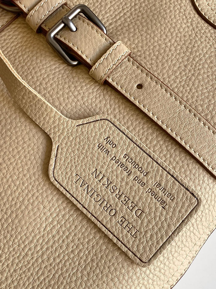 プラダ バッグ レディース PRADA ロゴ ラージ レザー トートバッグ サンドベージュ 1BG604_2HIK_F0036_V_OOO プラダ トートバッグ アウトレット - 画像 (5)