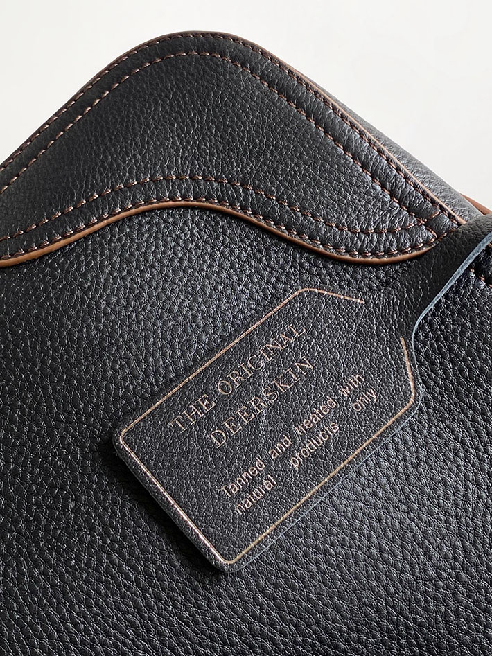 プラダ バッグ レディース PRADA ロゴ エメ ラージ レザー ショルダーバッグ ブラック 1BC280_2HIK_F0002_V_OOO プラダ ショルダーバッグ 人気 - 画像 (4)