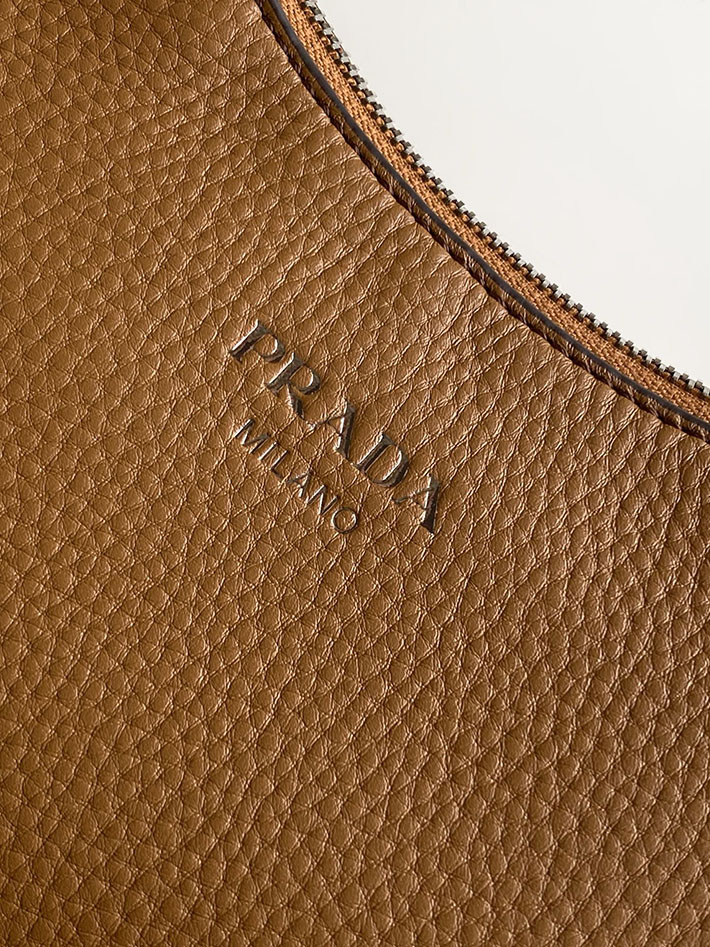 プラダ バッグ レディース PRADA ロゴ エメ ラージ レザー ショルダーバッグ キャラメル 1BC280_2HIK_F098L_V_OOO プラダ ショルダーバッグ アウトレット - 画像 (6)