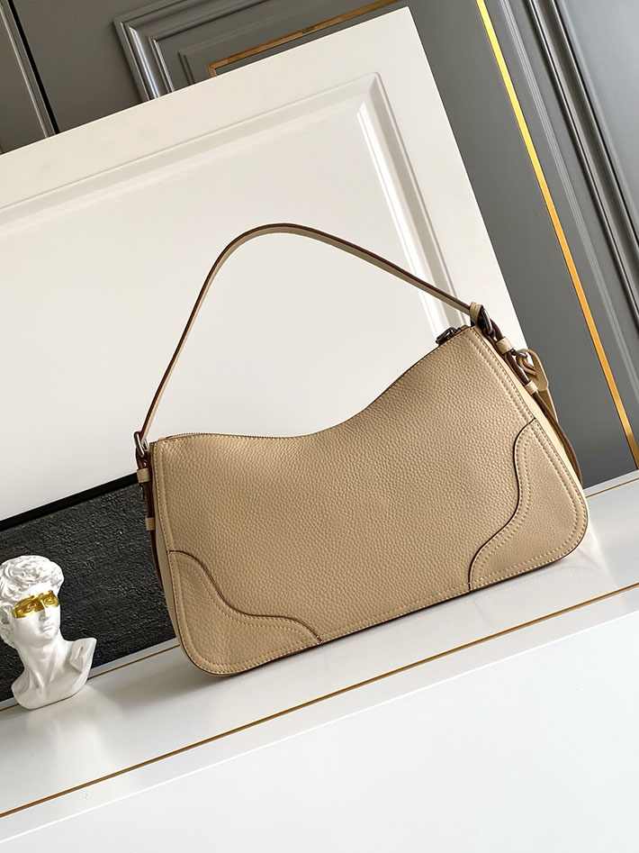 プラダ バッグ レディース PRADA ロゴ エメ ラージ レザー ショルダーバッグ サンドベージュ 1BC280_2HIK_F0036_V_OOO プラダ バッグ 斜 めがけ - 画像 (8)