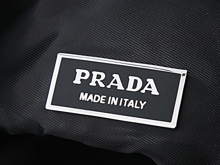プラダ バッグ レディース PRADA スピードロック Re-Nylon xレザー ポーチ ブラック 2NE067_2HE1_F0002 プラダ ポーチ ナイロン - 画像 (3)