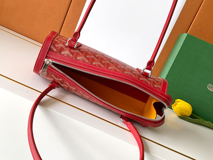 最高級ゴヤールスーパーコピー GOYARD ボンボニエールバッグ ハンドバッグ レッド BONBONPMLTY02CL02P ゴヤール バッグ アウトレット - 画像 (4)