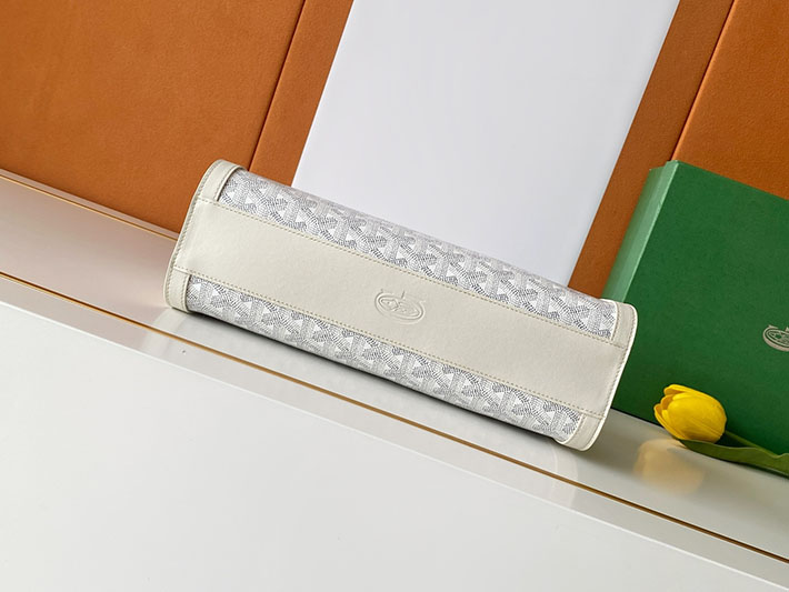最高級ゴヤールスーパーコピー GOYARD ボンボニエールバッグ ハンドバッグ ホワイト BONBONPMLTY50CL50P ゴヤール バッグ 値段 - 画像 (7)