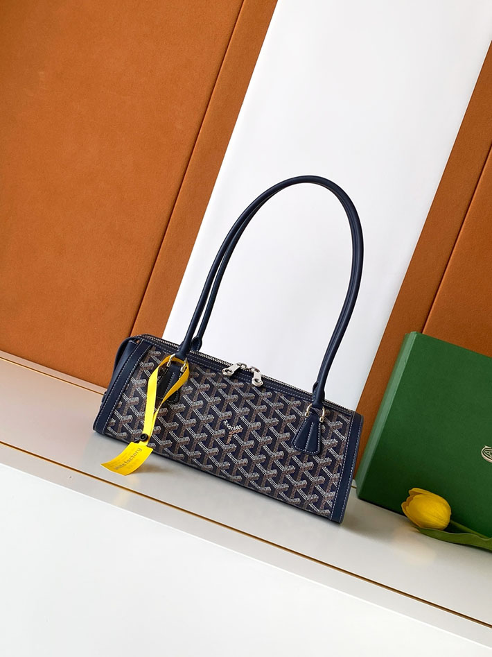 最高級ゴヤールスーパーコピー GOYARD ボンボニエールバッグ ハンドバッグ ネイビーブルー BONBONPMLTY12CL12P ゴヤール バッグ 芸能人 - 画像 (8)