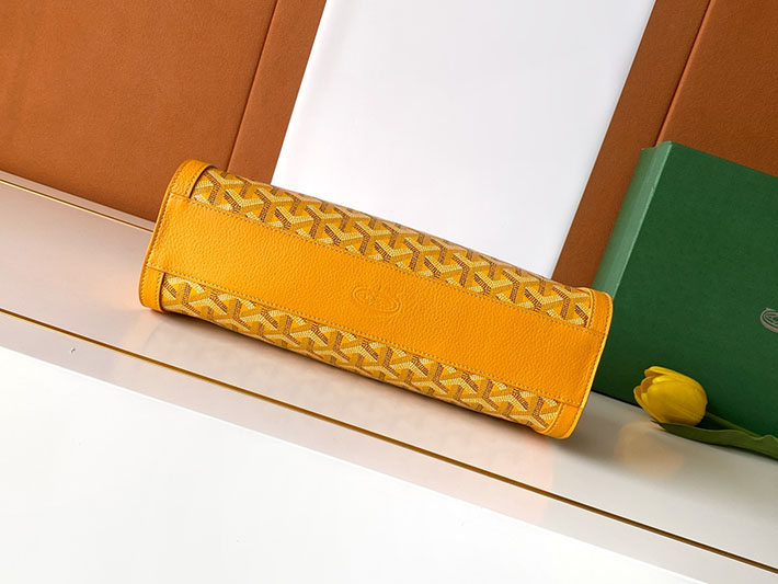 最高級ゴヤールスーパーコピー GOYARD ボンボニエールバッグ ハンドバッグ イエロー BONBONPMLTY08CL08P ゴヤール バッグ 安い - 画像 (8)