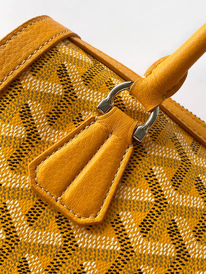 最高級ゴヤールスーパーコピー GOYARD ボンボニエールバッグ ハンドバッグ イエロー BONBONPMLTY08CL08P ゴヤール バッグ 安い - 画像 (6)