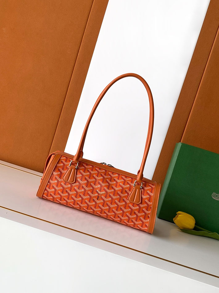 最高級ゴヤールスーパーコピー GOYARD ボンボニエールバッグ ハンドバッグ オレンジ BONBONPMLTY07CL07P ゴヤール アウトレット 店舗 - 画像 (8)