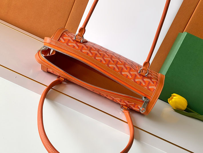 最高級ゴヤールスーパーコピー GOYARD ボンボニエールバッグ ハンドバッグ オレンジ BONBONPMLTY07CL07P ゴヤール アウトレット 店舗 - 画像 (6)