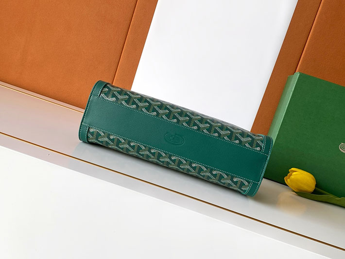 最高級ゴヤールスーパーコピー GOYARD ボンボニエールバッグ ハンドバッグ グリーン BONBONPMLTY09CL09P ゴヤール 風 バッグ - 画像 (8)