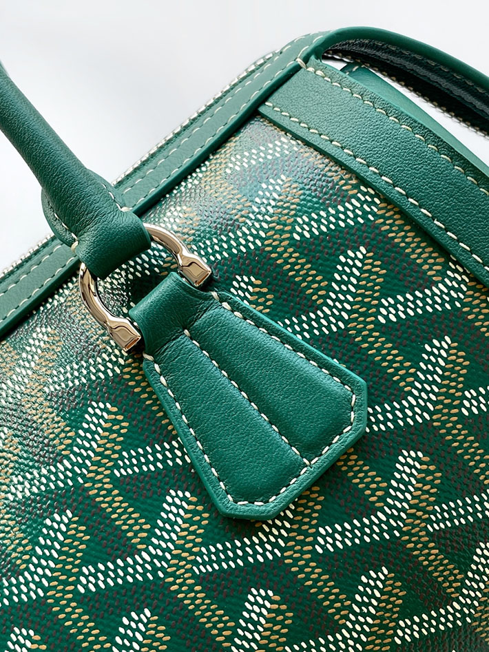 最高級ゴヤールスーパーコピー GOYARD ボンボニエールバッグ ハンドバッグ グリーン BONBONPMLTY09CL09P ゴヤール 風 バッグ - 画像 (5)
