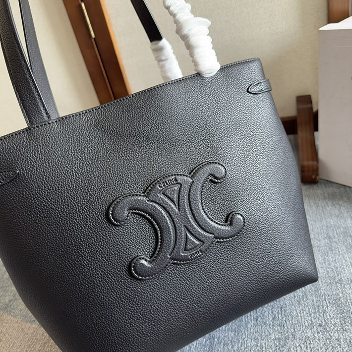 最高級セリーヌスーパーコピー CELINE スモール カバ アナイス キュイル トリオンフ ブラック 121753ENY.38NO セリーヌ トートバッグ 新作 - 画像 (5)