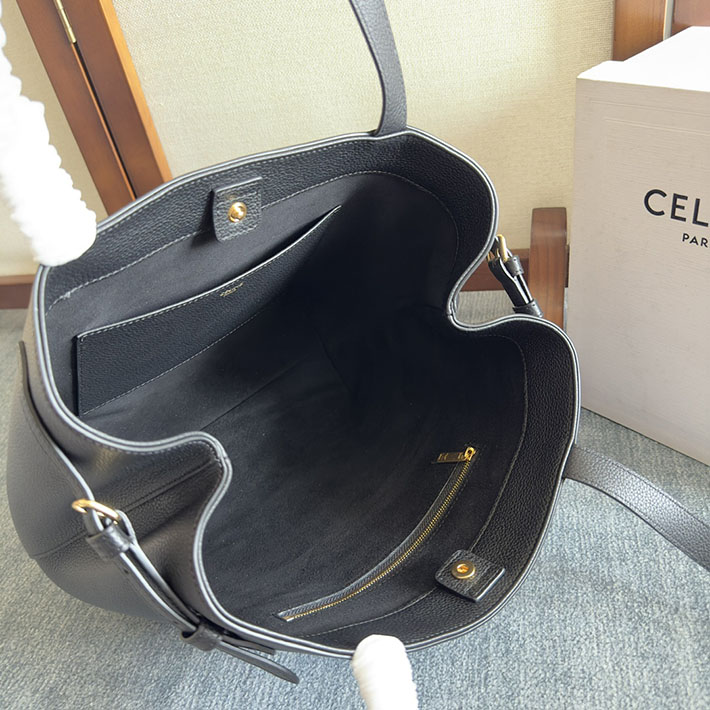 最高級セリーヌスーパーコピー CELINE スモール カバ アナイス キュイル トリオンフ ブラック 121753ENY.38NO セリーヌ トートバッグ 新作 - 画像 (2)
