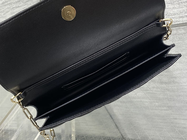 ディオール バッグ 人気 Dior My Dior ミニバッグ カナージュ ラムスキン ブラック S0984OUQA_M900 ディオール バッグ 人気ランキング - 画像 (3)