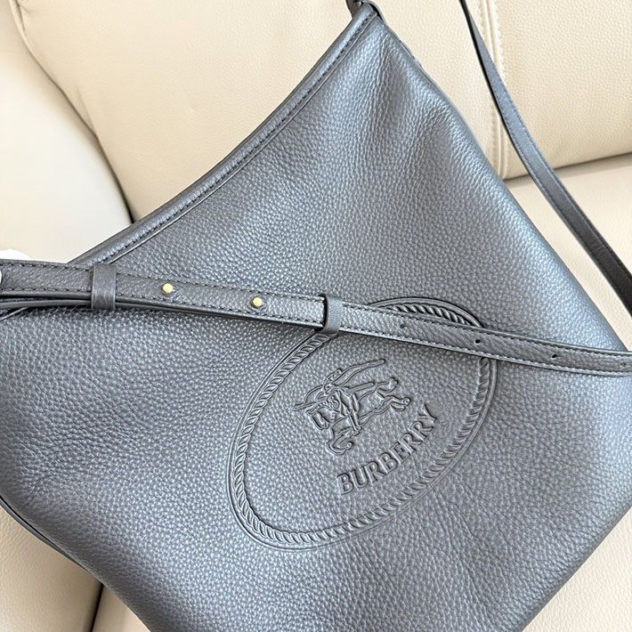バーバリー バッグ アウトレット Burberry スモール ハイランド ショルダーバッグ ブラック 81147721 バーバリー バッグ ショルダー - 画像 (6)