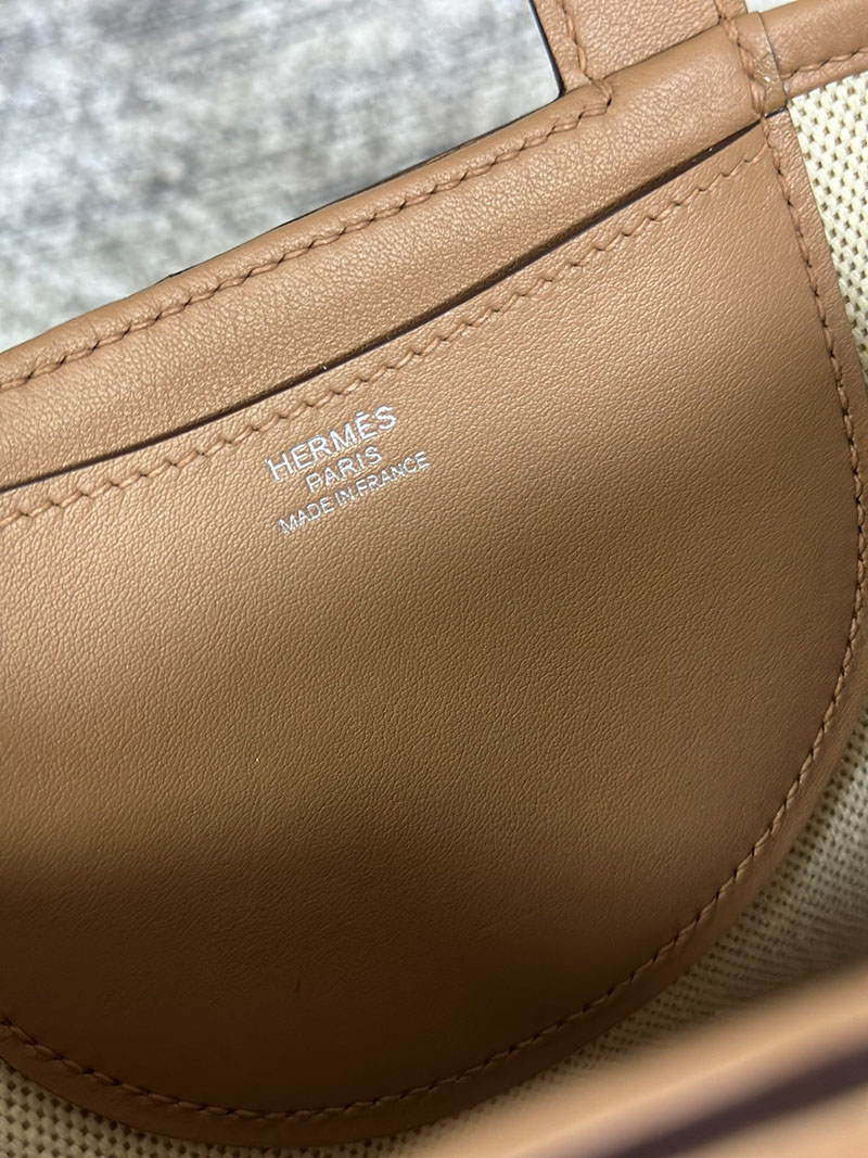 エルメス ハンドバッグ イン・ザ・ループ ベージュドゥワイマール トワルアッシュ/スイフト シルバー金具 2630335 エルメス バケットバッグ - 画像 (5)
