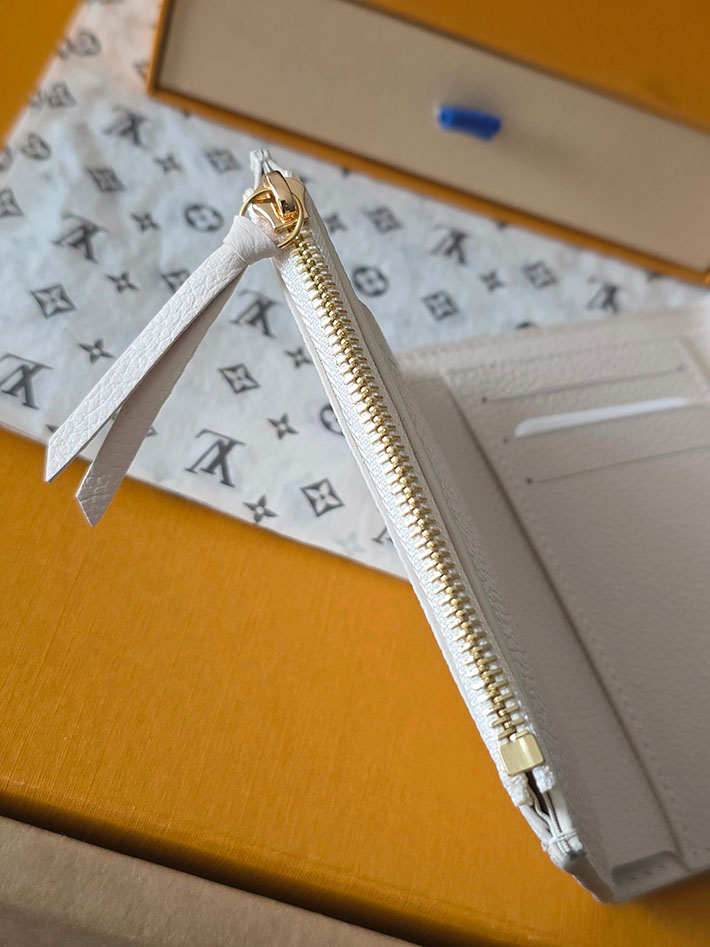 ルイヴィトン販売店舗 財布 レディース LV ポルトフォイユ・ヴィクトリーヌ モノグラム・ミルキーホワイト、ブルー 2629343 ヴィトン ミニ財布 人気 - 画像 (5)