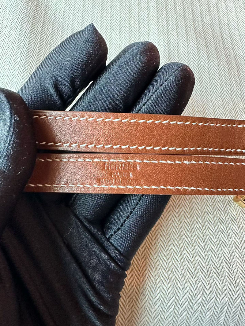 エルメス ケリーバッグ レディース HERMES ケリー25 外縫い フォーブ バレニア ゴールド金具 2630343 エルメス ケリー25 - 画像 (4)