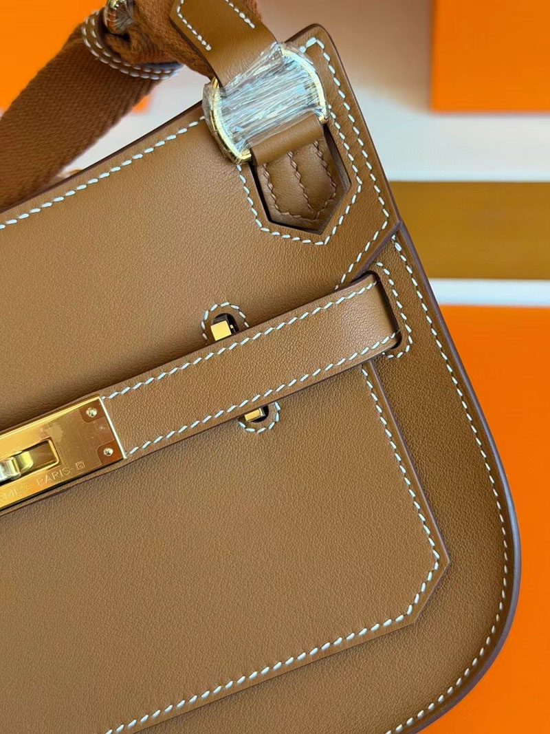 エルメス ジプシエールバッグ HERMES ジプシエール ミニ ゴールド エバーカラー ゴールド金具 2630345 エルメス ジプシエール ミニ - 画像 (4)