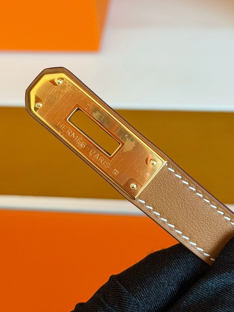 エルメス ジプシエールバッグ HERMES ジプシエール ミニ ゴールド エバーカラー ゴールド金具 2630345 エルメス ジプシエール ミニ - 画像 (3)