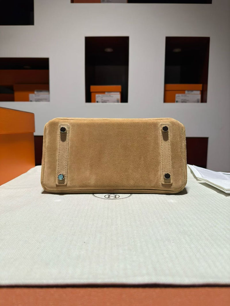 エルメス バーキンバッグ HERMES バーキン25 トレンチ ヴォー・グリズリー シルバー金具 2630362 バーキンスーパーコピー代引き - 画像 (6)