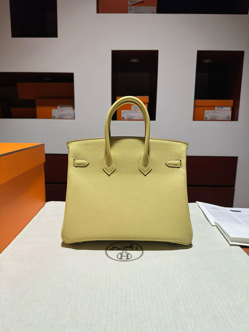エルメス バーキンバッグ HERMES バーキン25 ジョーヌプッサン トゴ シルバー金具 2630364 エルメス バーキン コピー - 画像 (2)