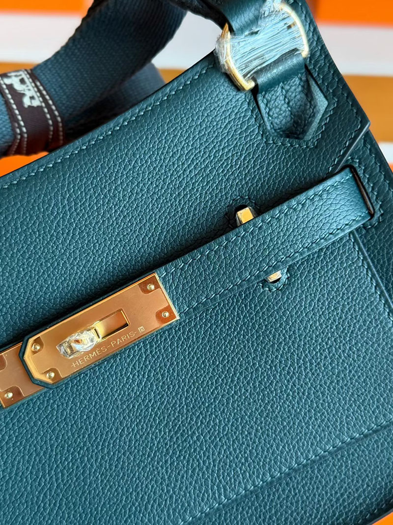 エルメス ジプシエールバッグ HERMES ジプシエール ミニ ヴェールボスフォール エバーカラー ゴールド金具 2630369 エルメス ミニ ショルダー - 画像 (5)