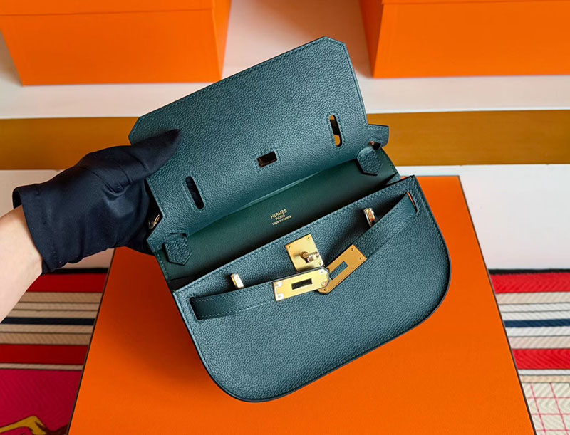 エルメス ジプシエールバッグ HERMES ジプシエール ミニ ヴェールボスフォール エバーカラー ゴールド金具 2630369 エルメス ミニ ショルダー - 画像 (4)