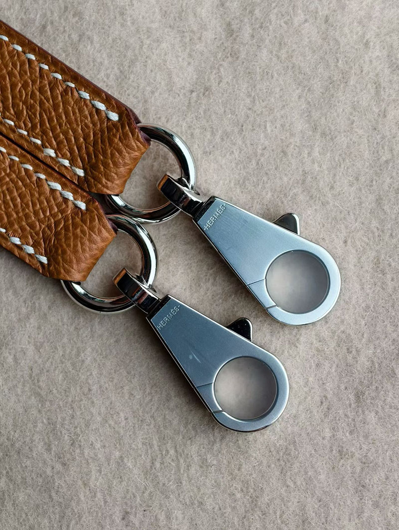 エルメス ケリーバッグ レディース HERMES ケリー25 外縫い ゴールド ヴォーエプソン シルバー金具 2630370 ケリー25 外縫い 定価 - 画像 (6)