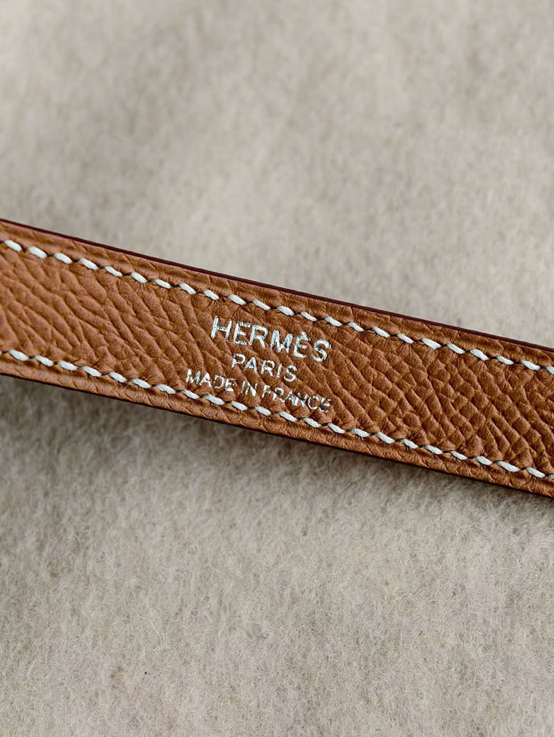 エルメス ケリーバッグ レディース HERMES ケリー25 外縫い ゴールド ヴォーエプソン シルバー金具 2630370 ケリー25 外縫い 定価 - 画像 (5)