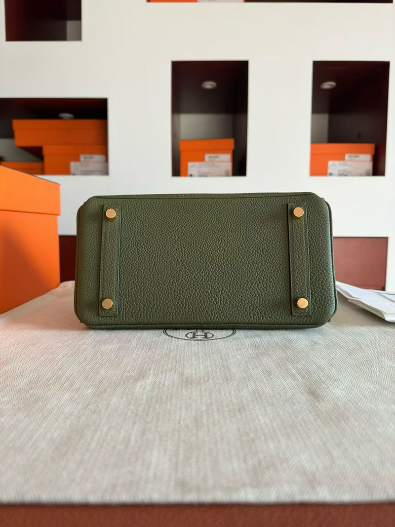 エルメス バーキンバッグ レディース HERMES バーキン25 カノピ フィヨルド ゴールド金具 2630371 エルメスバーキン25値段 - 画像 (7)