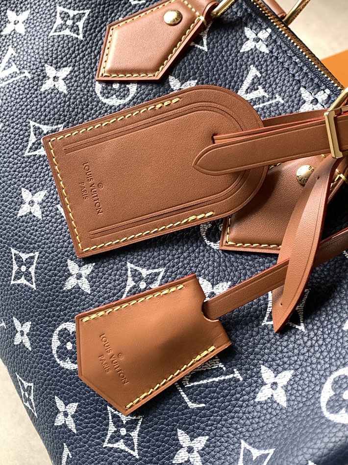 ルイヴィトン販売店舗 旅行バッグ LV スピーディ P9 バンドリエール 30 インディゴブルー M15282 ルイヴィトン スピーディ メンズ - 画像 (5)