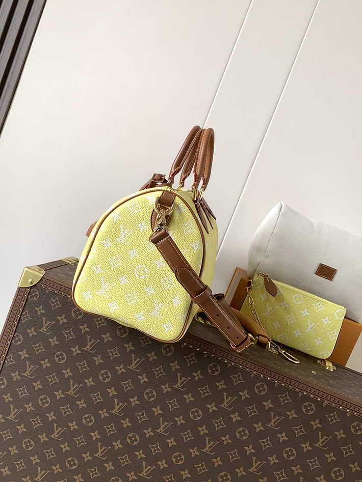 ルイヴィトン販売店舗 旅行バッグ LV スピーディ P9 バンドリエール 30 ユズイエロー M15242 ルイヴィトン ボストンバッグ 人気 - 画像 (9)