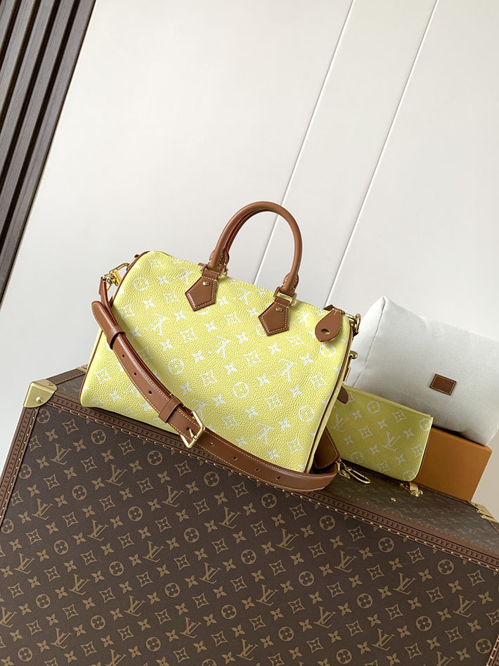 ルイヴィトン販売店舗 旅行バッグ LV スピーディ P9 バンドリエール 30 ユズイエロー M15242 ルイヴィトン ボストンバッグ 人気 - 画像 (8)
