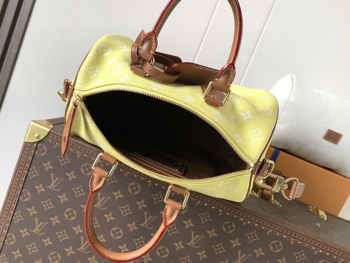 ルイヴィトン販売店舗 旅行バッグ LV スピーディ P9 バンドリエール 30 ユズイエロー M15242 ルイヴィトン ボストンバッグ 人気 - 画像 (3)