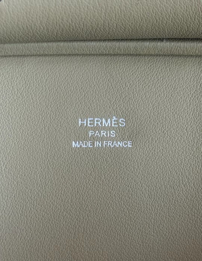 エルメス バーキンバッグ HERMES バーキン25 タッチ ベトン トゴ/クロコダイル シルバー金具 2630376 バーキンタッチ 定価 - 画像 (7)