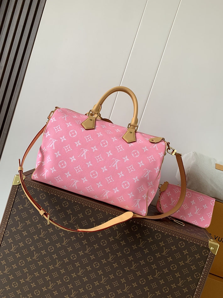 ルイヴィトン販売店舗 旅行バッグ LV スピーディ P9 バンドリエール 40 キャンディピンク M13918 ルイヴィトン ボストンバッグ 公式 - 画像 (8)