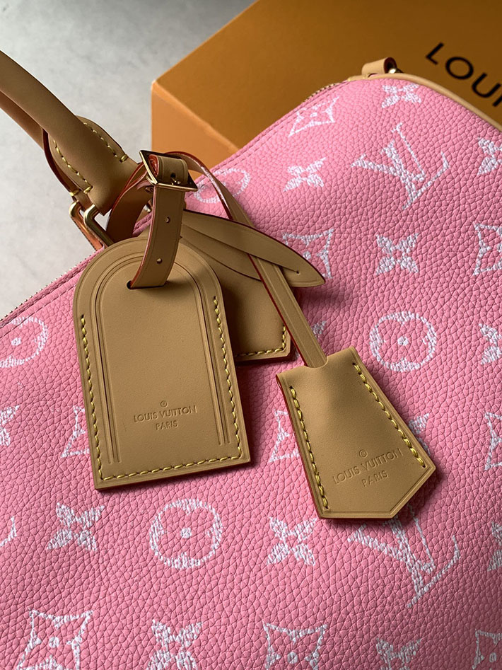 ルイヴィトン販売店舗 旅行バッグ LV スピーディ P9 バンドリエール 40 キャンディピンク M13918 ルイヴィトン ボストンバッグ 公式 - 画像 (6)