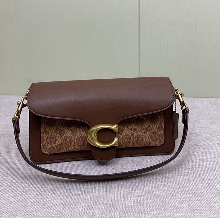 最高級コーチスーパーコピー COACH タビー ショルダー バッグ 20・シグネチャー キャンバス ブラス/メイプル メイプル CY200 B4YDT コーチ ショルダーバッグ 人気 - 画像 (10)