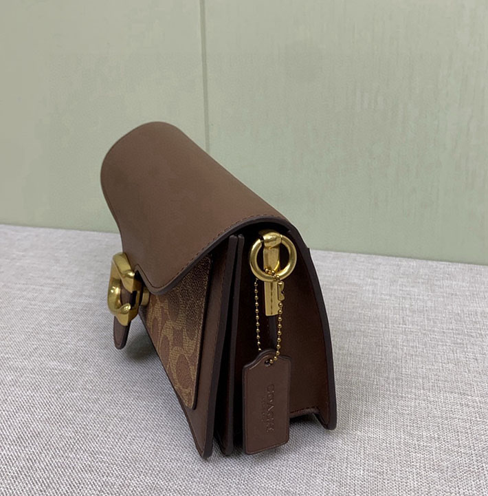 最高級コーチスーパーコピー COACH タビー ショルダー バッグ 20・シグネチャー キャンバス ブラス/メイプル メイプル CY200 B4YDT コーチ ショルダーバッグ 人気 - 画像 (6)