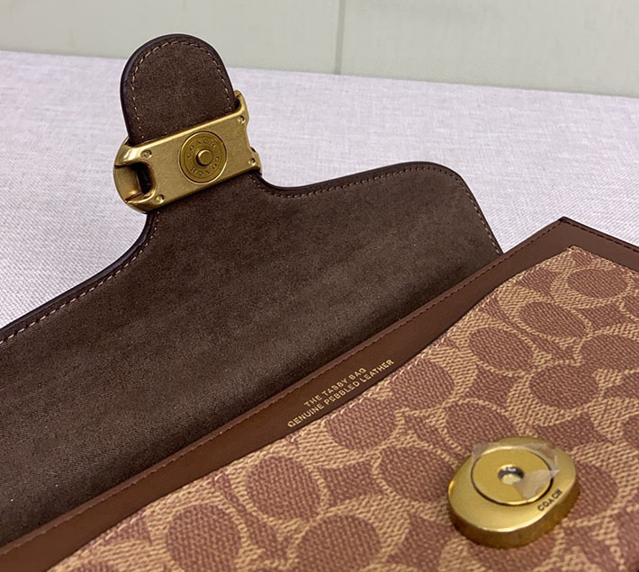 最高級コーチスーパーコピー COACH タビー ショルダー バッグ 20・シグネチャー キャンバス ブラス/メイプル メイプル CY200 B4YDT コーチ ショルダーバッグ 人気 - 画像 (4)