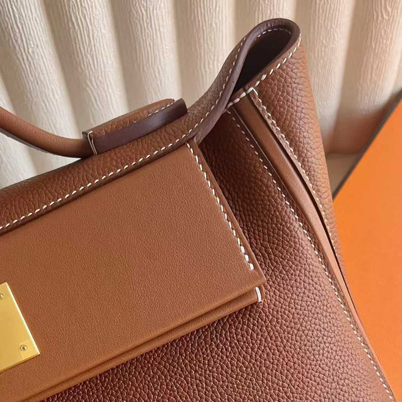 ヴァン キャトル 29 定価 HERMES ヴァンキャトル29 フォーブ バレニア/スイフト ゴールド金具 26210442 エルメス 新作バッグ - 画像 (9)