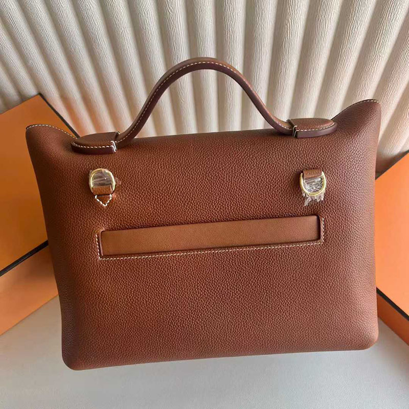 ヴァン キャトル 29 定価 HERMES ヴァンキャトル29 フォーブ バレニア/スイフト ゴールド金具 26210442 エルメス 新作バッグ - 画像 (8)