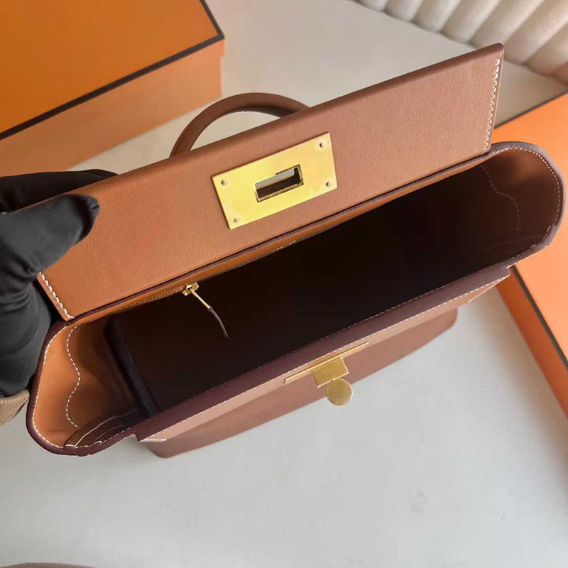 ヴァン キャトル 29 定価 HERMES ヴァンキャトル29 フォーブ バレニア/スイフト ゴールド金具 26210442 エルメス 新作バッグ - 画像 (5)