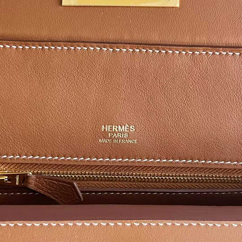 ヴァン キャトル 29 定価 HERMES ヴァンキャトル29 フォーブ バレニア/スイフト ゴールド金具 26210442 エルメス 新作バッグ - 画像 (3)