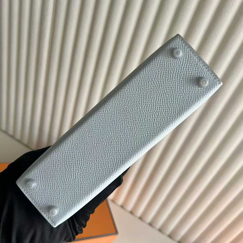 エルメス ケリーミニ2 HERMES ケリーミニ2 外縫い ブルーブリュム/ゴールド/ヴェールシプレ ヴォーエプソン シルバー金具 26210445 エルメス 新作バッグ - 画像 (2)
