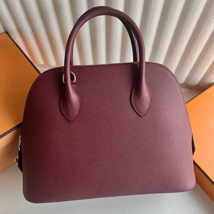 ボリード25 定価 HERMES ボリード1923 25 ルージュアッシュ ヴォーエプソン シルバー金具 26210459 エルメス 新作バッグ - 画像 (8)
