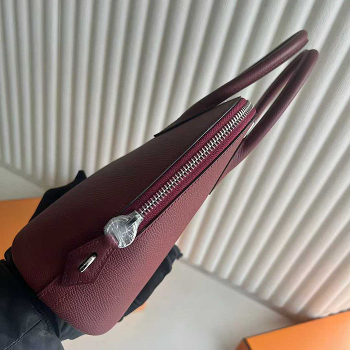 ボリード25 定価 HERMES ボリード1923 25 ルージュアッシュ ヴォーエプソン シルバー金具 26210459 エルメス 新作バッグ - 画像 (7)
