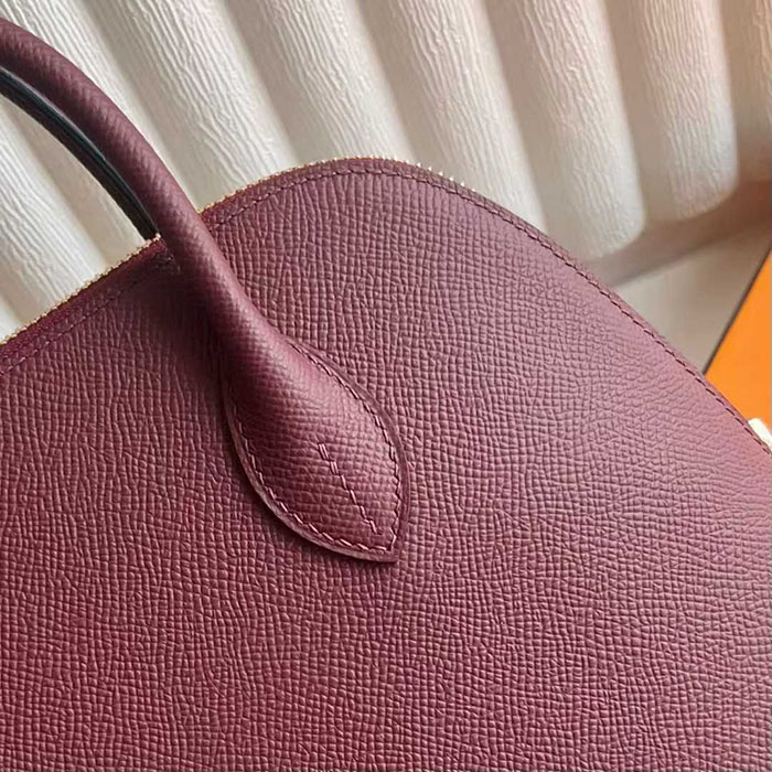 Hermes ボリード サイズ HERMES ボリード1923 25 ルージュアッシュ ヴォーエプソン ゴールド金具 26210460 エルメス 新作バッグ - 画像 (9)