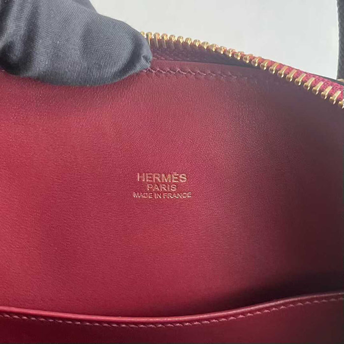 Hermes ボリード サイズ HERMES ボリード1923 25 ルージュアッシュ ヴォーエプソン ゴールド金具 26210460 エルメス 新作バッグ - 画像 (4)